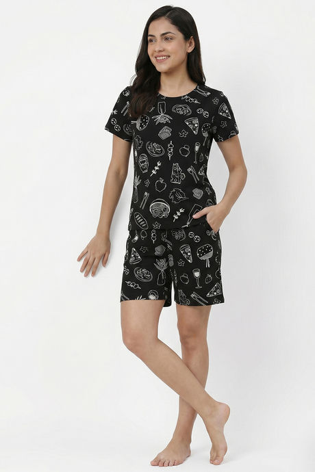 Zivame Knit Cotton Short Set - Tap Shoe — image 5